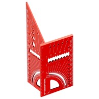 VORSTAHL aluminijski višenamjenski kutomjer 3D 6"